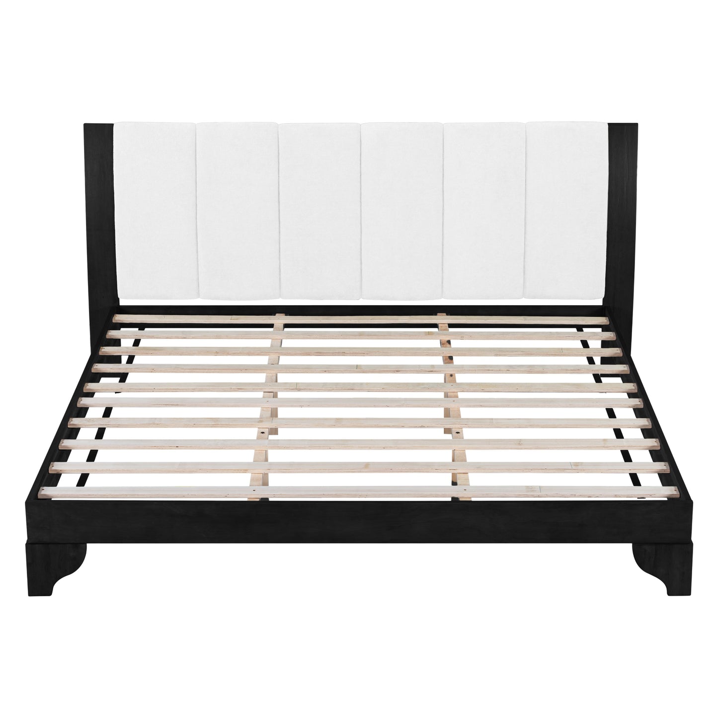 King Size Bed Frame in Black and White Color