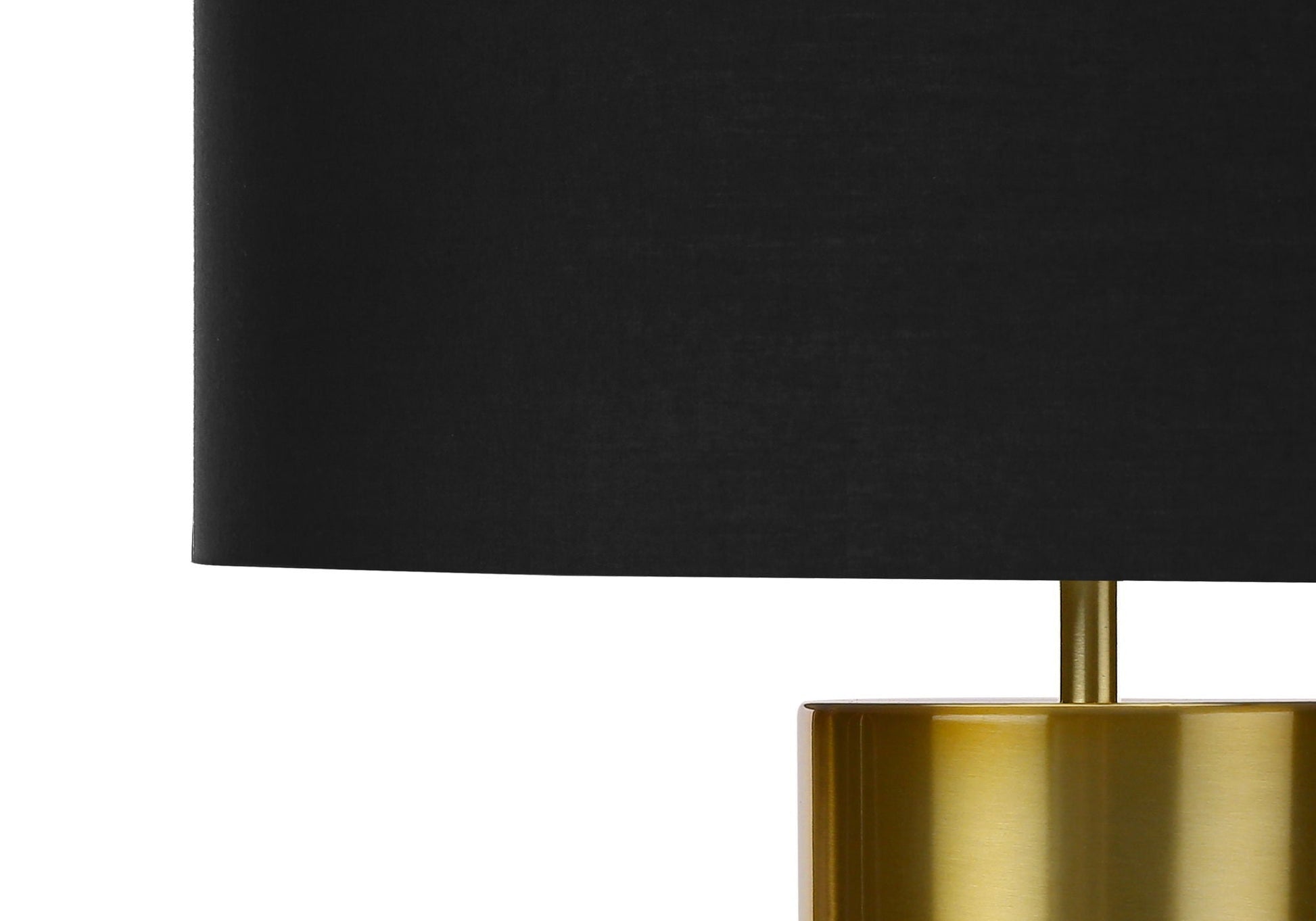 Table lamp black shade with gold metal base HouseOfZazla on Tampa Home & Garden Store