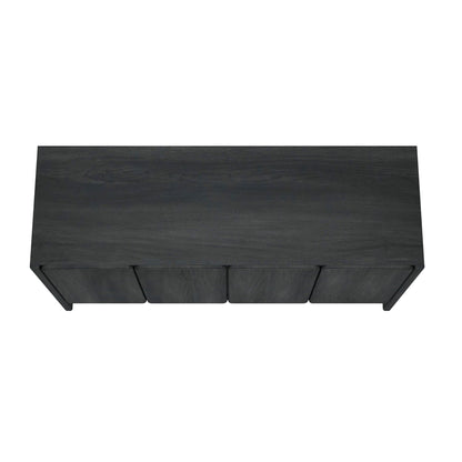 Linda sideboard by HouseOfZazla in dark gray wood finish with multi-door front on Tampa Home & Garden Store