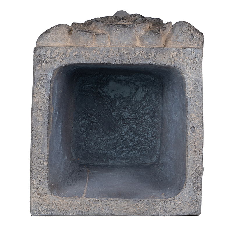 Greek God Statue Planter With Legs gray stone-textured planter by HouseOfZazla on Tampa Home & Garden Store