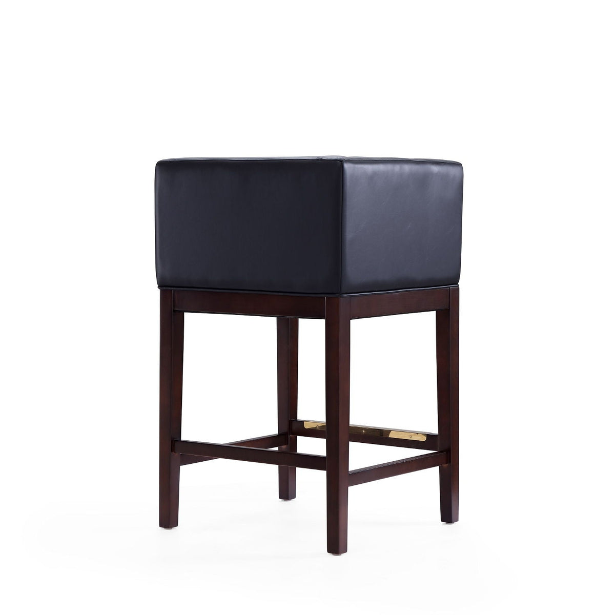 Counter Stool with Upholstered Navy Seat and Beech Wood Frame by HouseOfZazla on Tampa Home & Garden Store