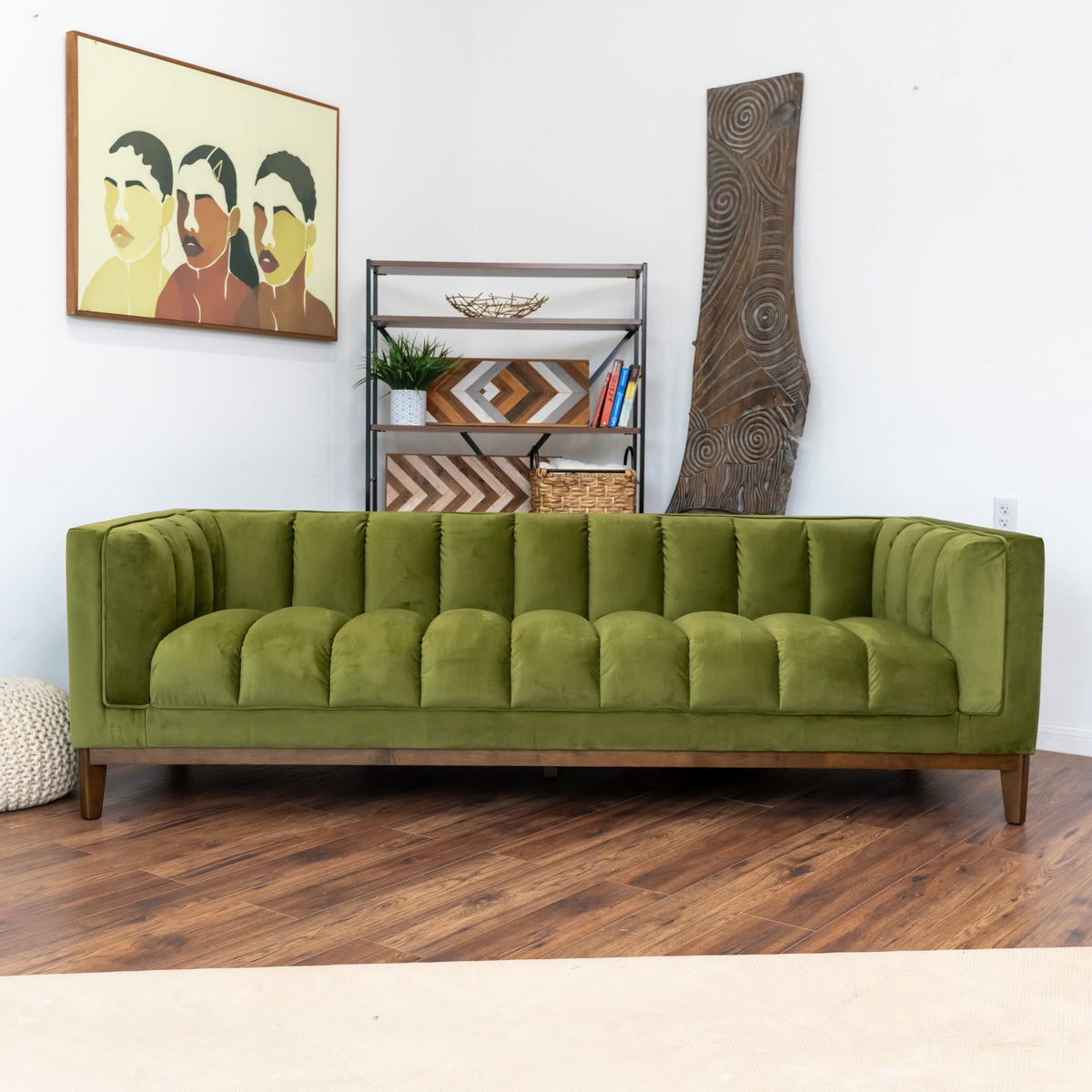 Melissa Luxurious Mid Century Modern Sofa