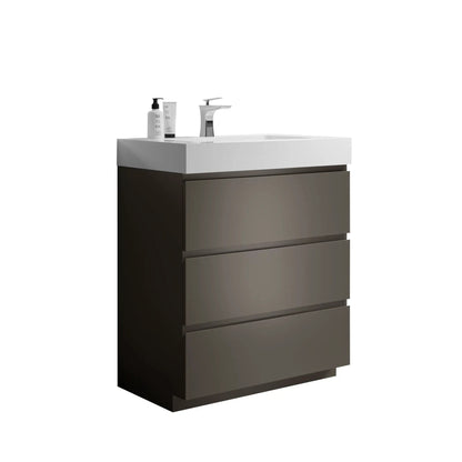 Alice Bathroom Vanity With Sink and Large Storage
