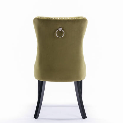 Nikki High End Tufted Dining Chair Set of Two