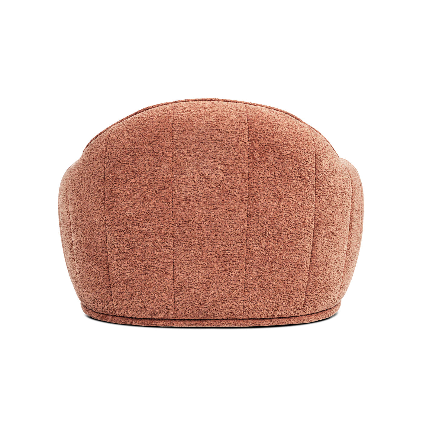 Louie 30.5in Modern Dog Sofa Bed in spice fabric with rounded plush silhouette on Tampa Home & Garden Store
