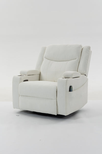 Extra Wide Power Recliner And Heat Massage