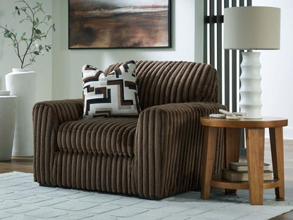 Midnight Madness Jumbo Corduroy Chair and a Half
