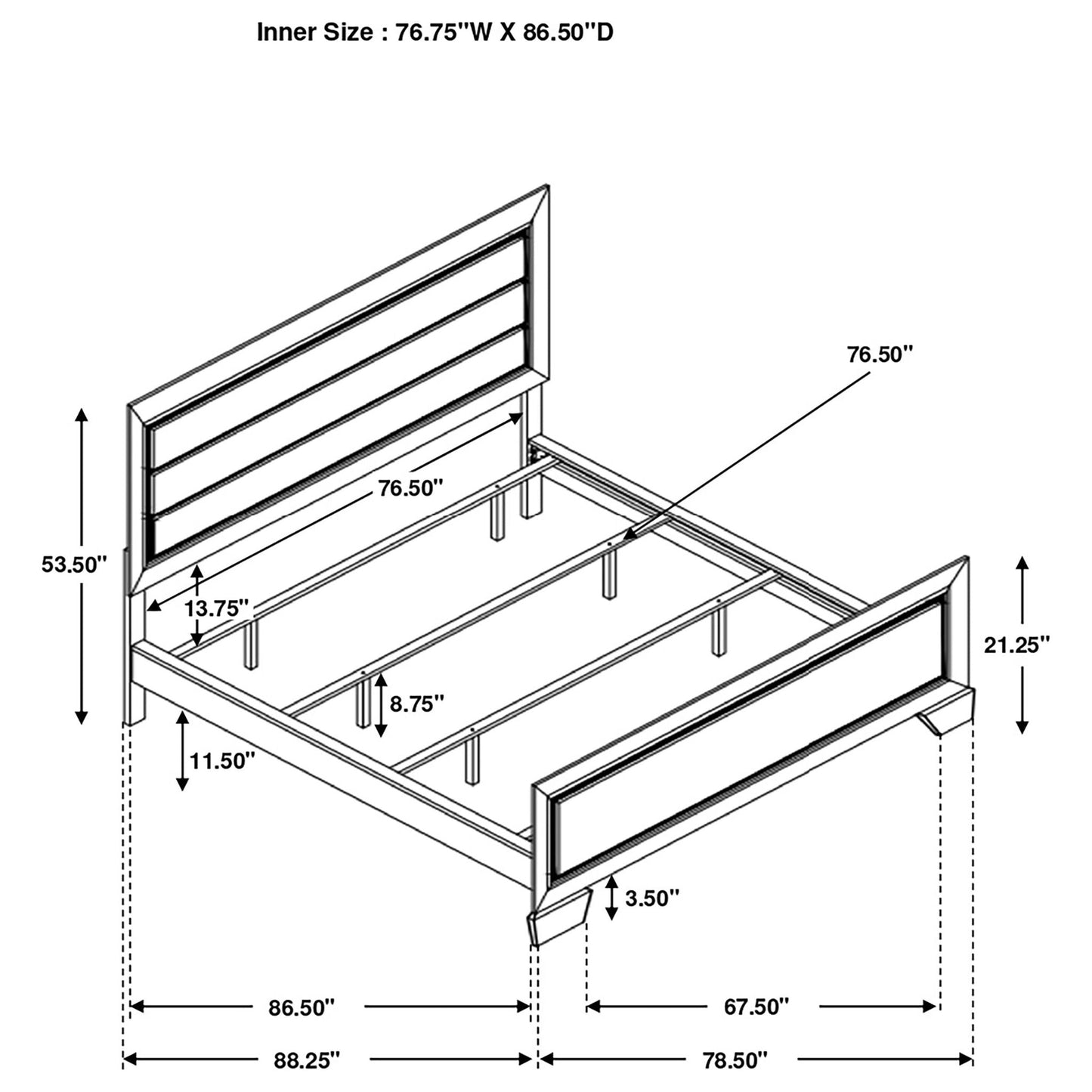 Modern Wood Panel Bed and a Sleek Headboard