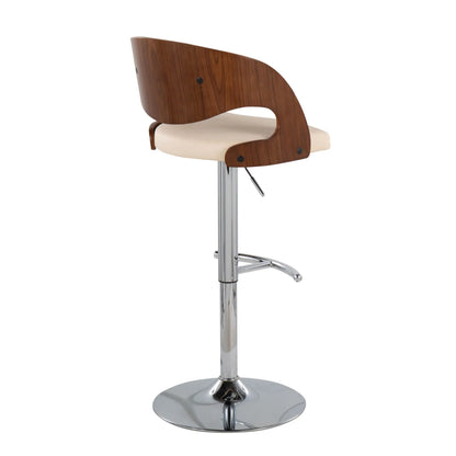 Pino Mid Century Modern Adjustable Bar Stool