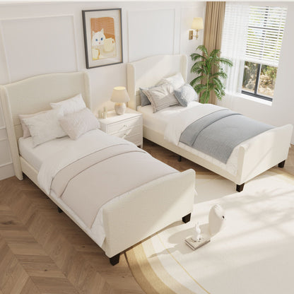 Sturdy Platform Bed Frame and a Padded Headboard