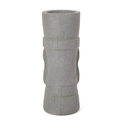 Classic Flower Planter magnesium oxide material, stone gray by HouseOfZazla on Tampa Home & Garden Store