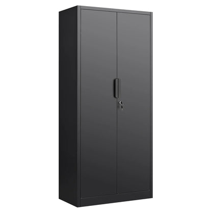 2 Door File Cabinet With Lock and Heavy Shelves