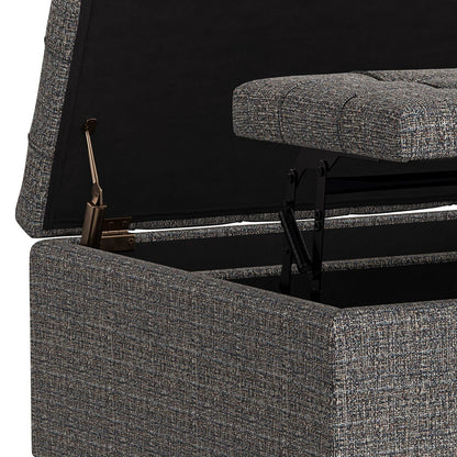 Harrison Upholstered Coffee Table Storage Ottoman
