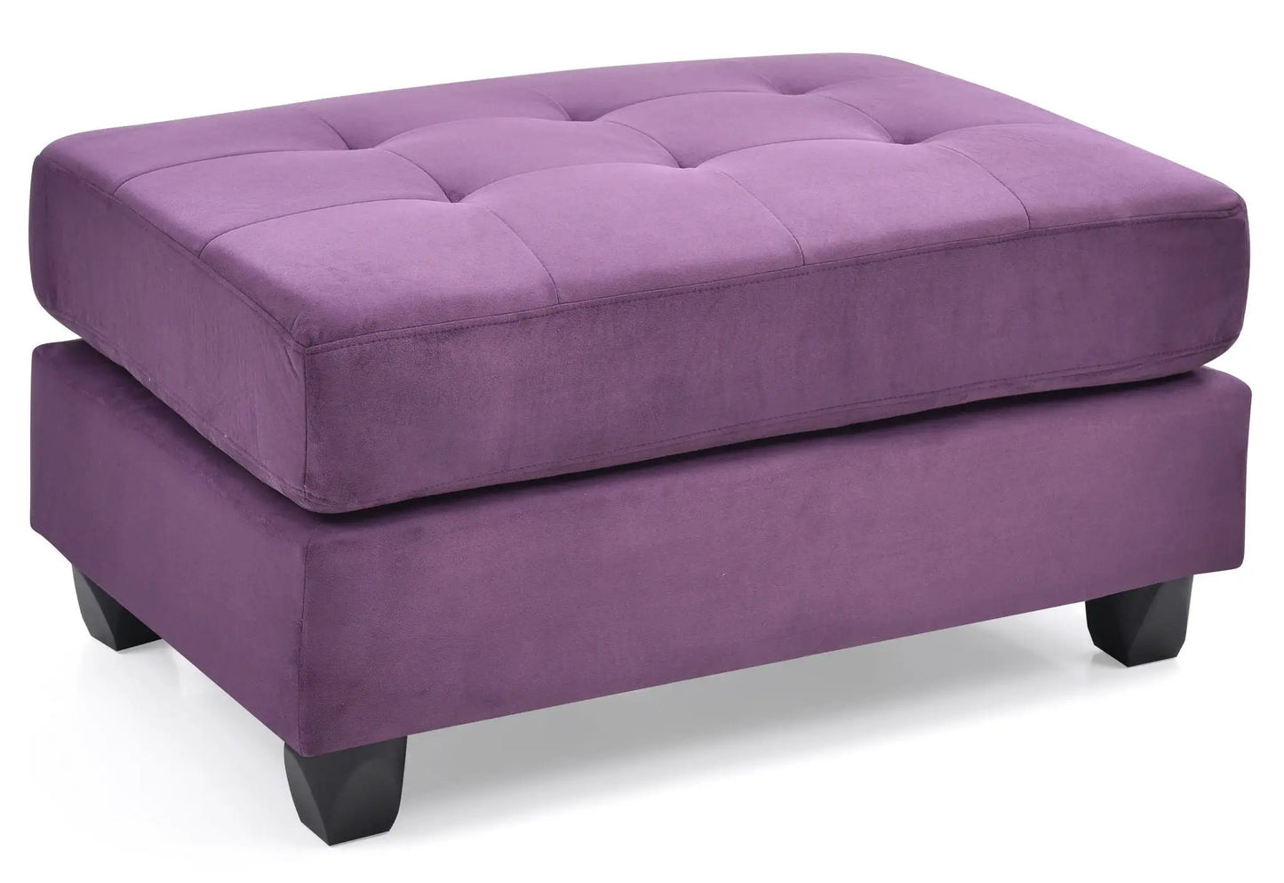 Chic Contemporary Storage Ottoman Tufted Cushion