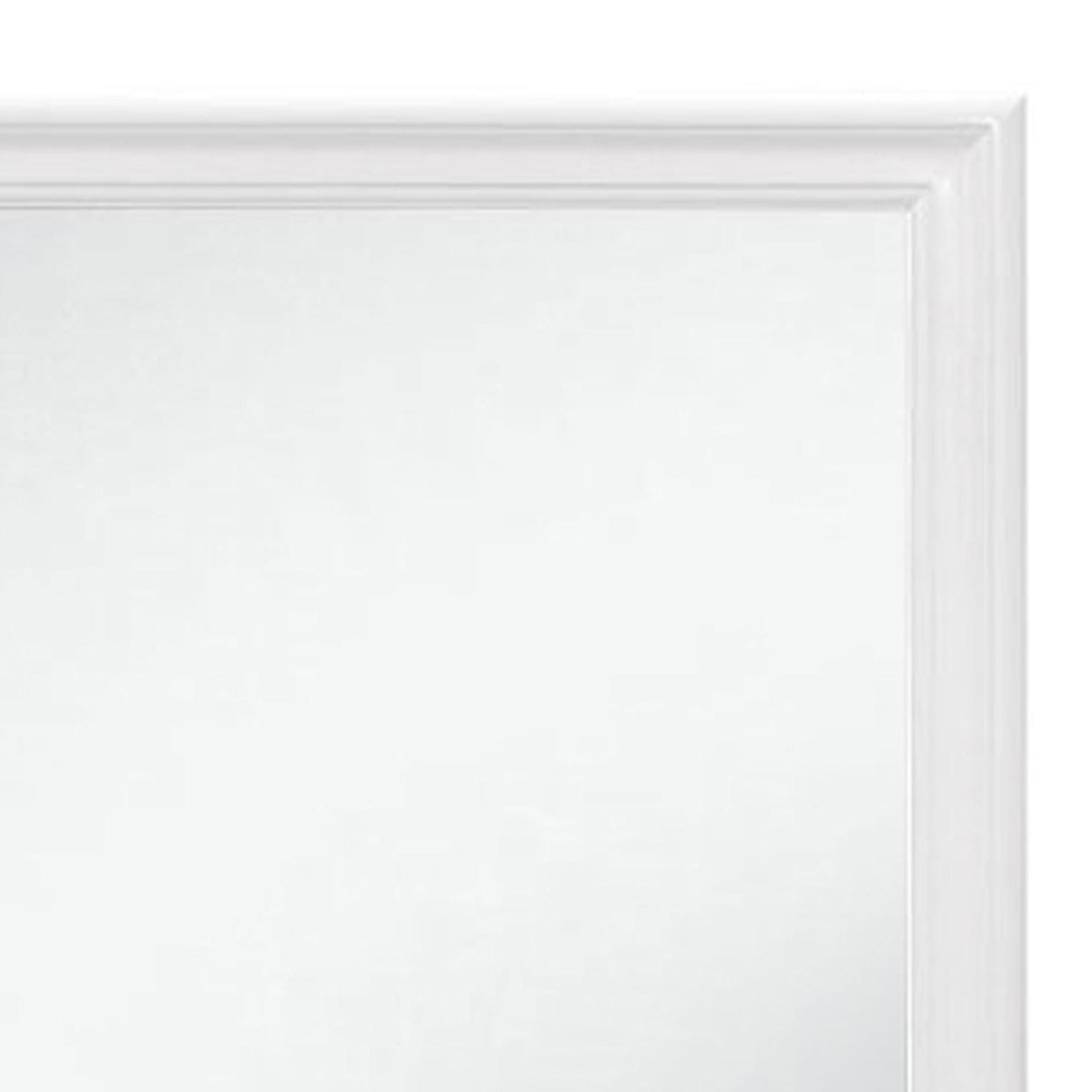 Charlston Mirror solid wood frame white finish wall mirror HouseOfZazla on Tampa Home & Garden Store