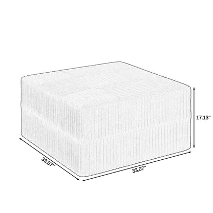 Modern Minimalist Ottoman Sofa and Sleeper