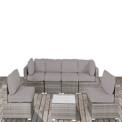 Seating Set With Cushions Wicker Design 4-piece by Unique Piece Furniture on Tampa Home & Garden Store
