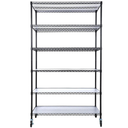 6 Tier NSF Metal Wire Shelving Unit for Storage