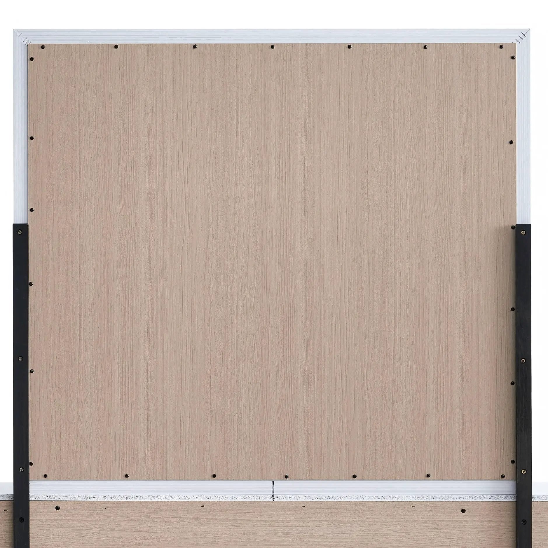 Glasgow mirror back with light wood veneer and exposed screws along metal frame on Tampa Home & Garden Store