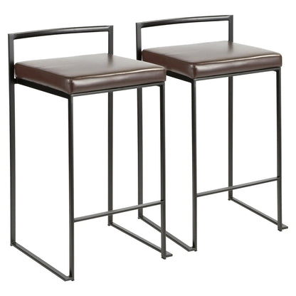 Fuji Contemporary Stackable Counter Stool