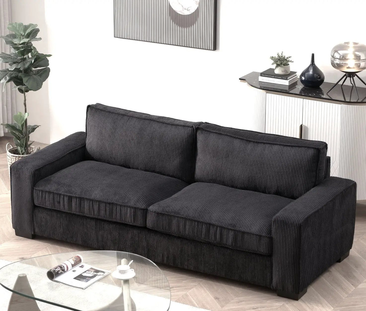 Luxe Sofa With Sleek Design and Spacious Comfort