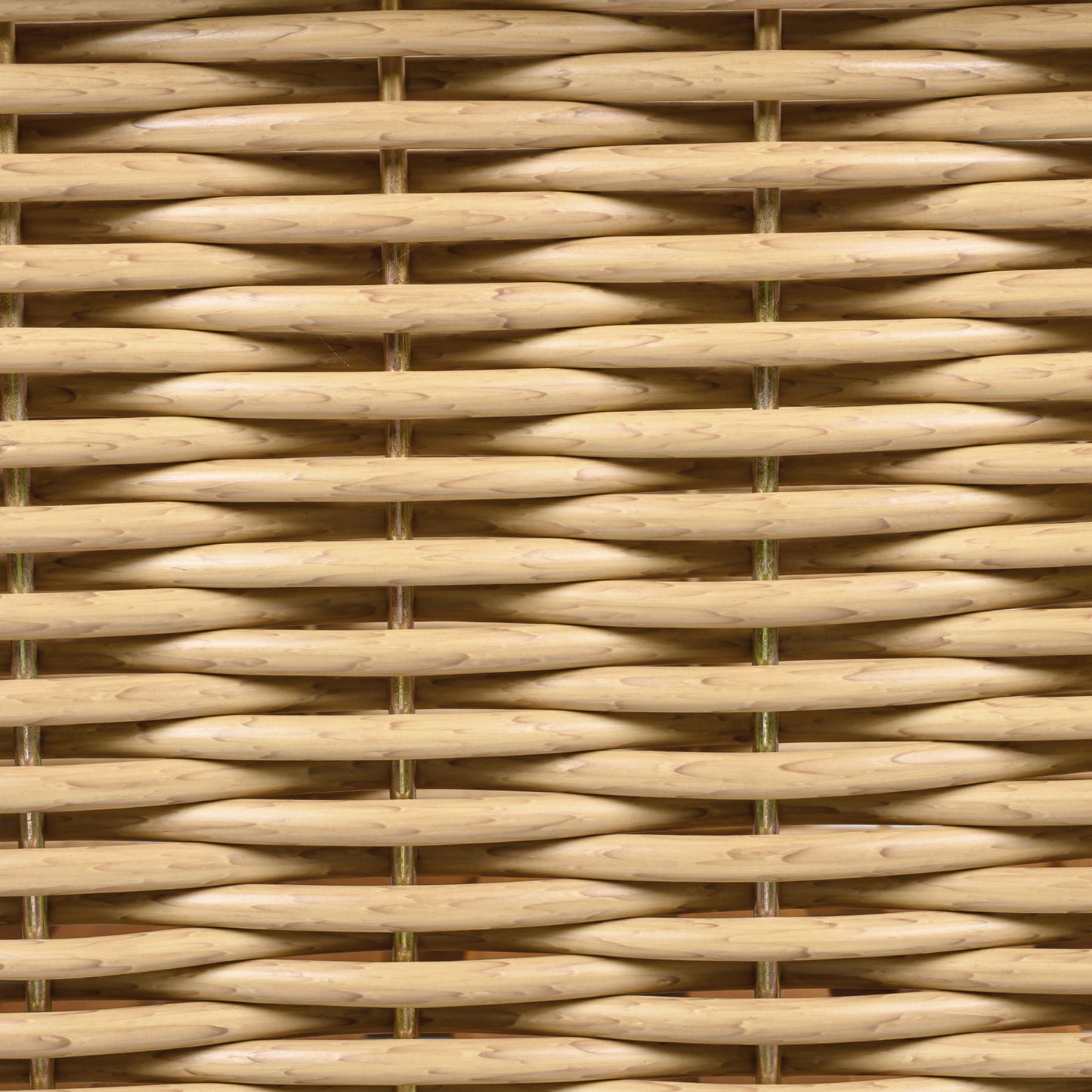 Outdoor club chair wicker weave in beige teak tones on Tampa Home & Garden Store