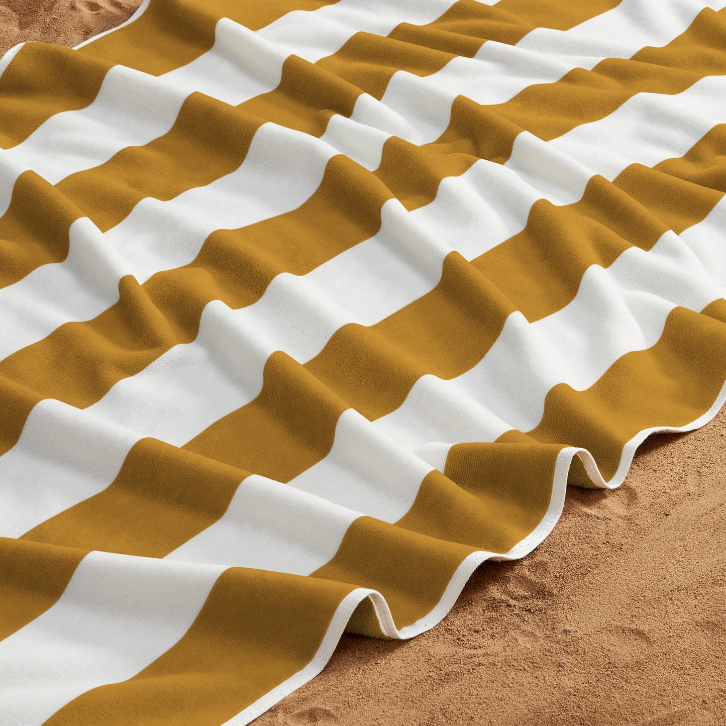 Striped Cabana Beach Towel and Soft Pastel Colors