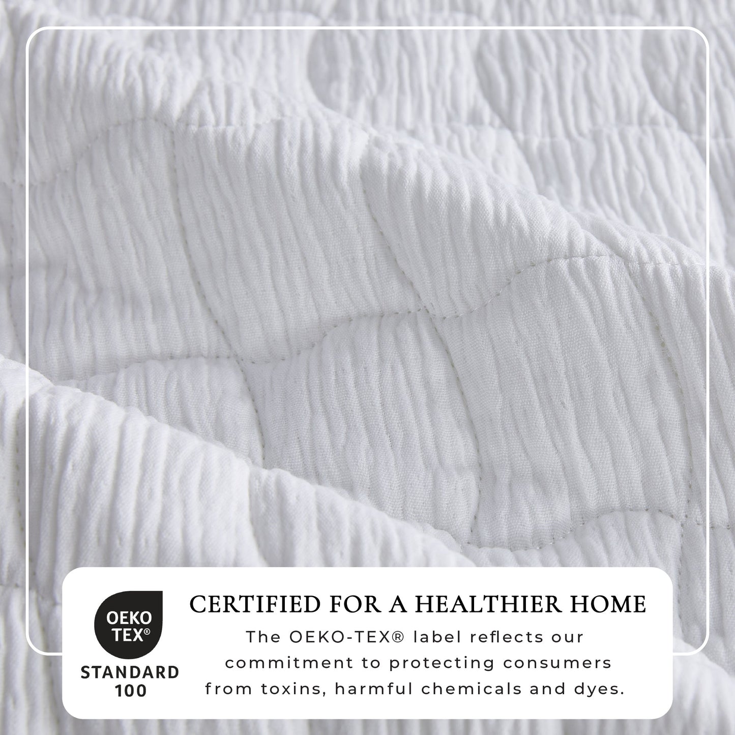 Breathable Gauze Quilt Set and Wave Stitch