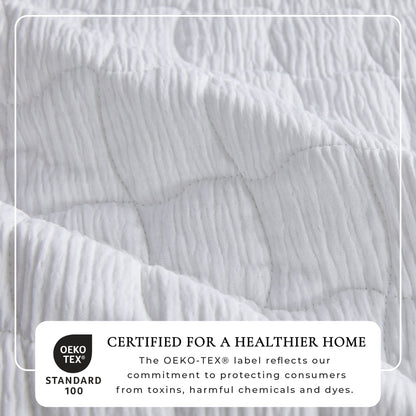 Breathable Gauze Quilt Set and Wave Stitch