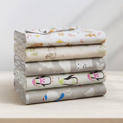 Classic Turkish Cotton Flannel Sheet and Pillow