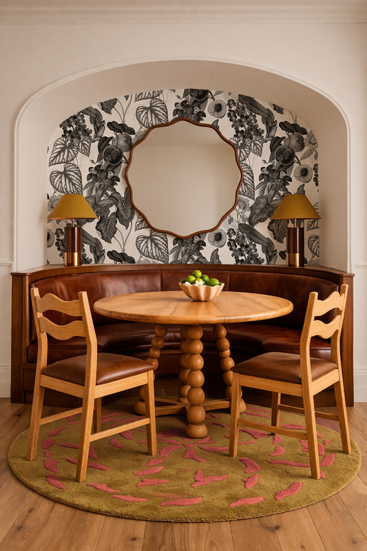 Cali Tropicale Wallpaper, off-white and black - Tampa Home & Garden Store