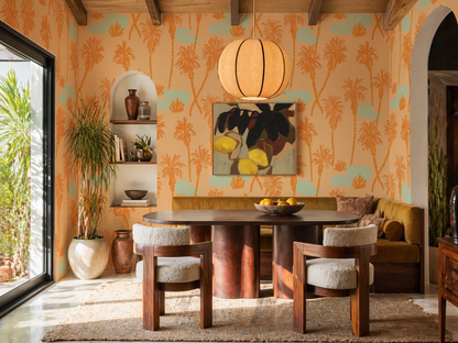 Papier peint Palm Oasis, pêche
