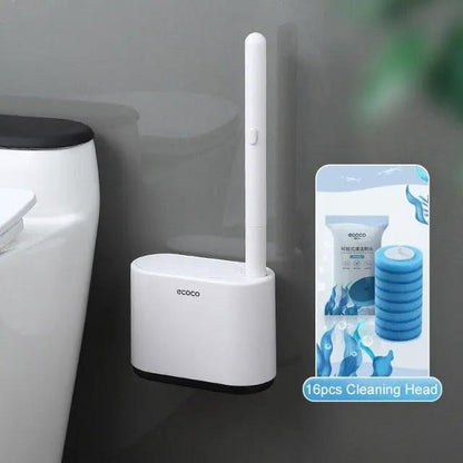 Disposable Toilet Brush With Cleaning Liquid Kit