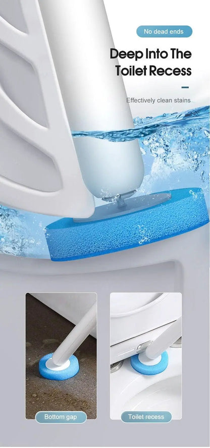 Disposable Toilet Brush With Cleaning Liquid Kit