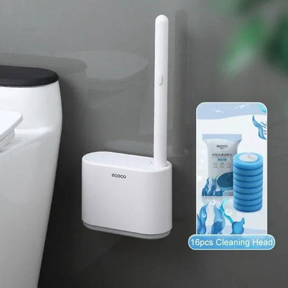 Disposable Toilet Brush With Cleaning Liquid Kit