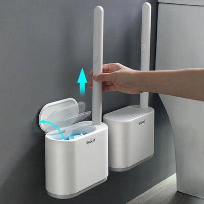 Disposable Toilet Brush With Cleaning Liquid Kit