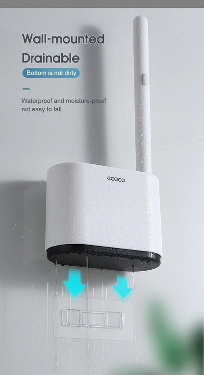 Disposable Toilet Brush With Cleaning Liquid Kit