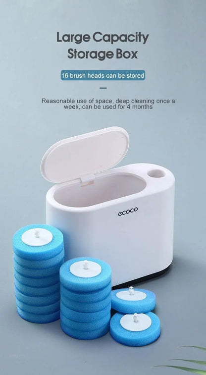 Disposable Toilet Brush With Cleaning Liquid Kit