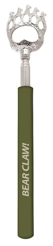 Bear Claw back scratcher, extendable with green rubber grip and metal paw head on Tampa Home & Garden Store