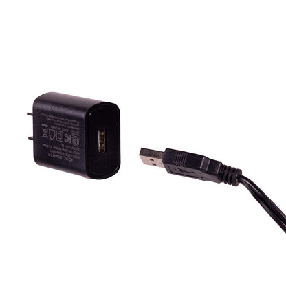 Rallonge USB 6 ports avec prise secteur 2 A - Noire