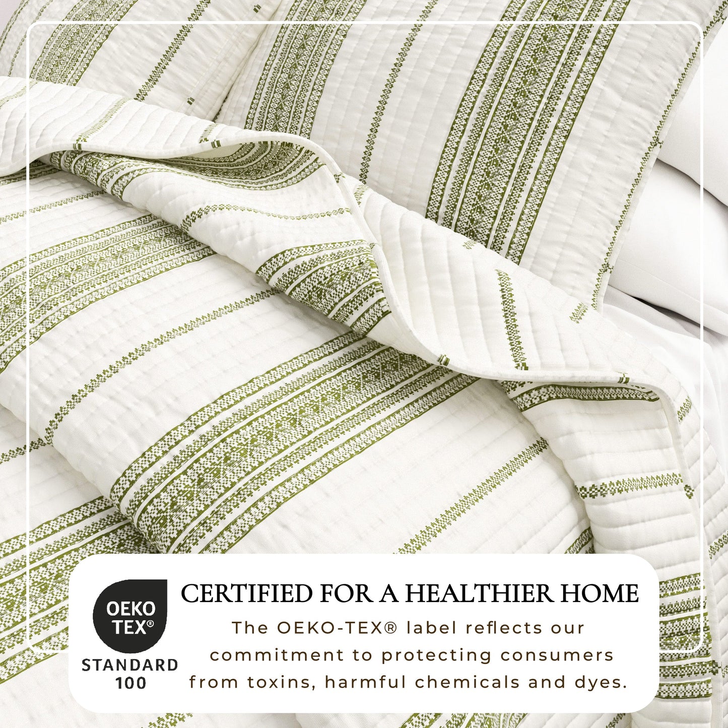 The Classic Reversible Stripe Farmhouse Quilt