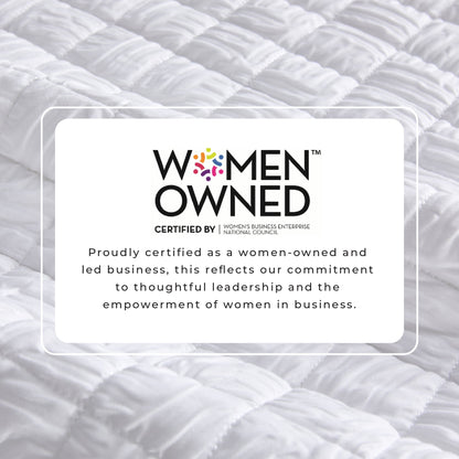 Reversible White Embossed Diamond Quilt Set