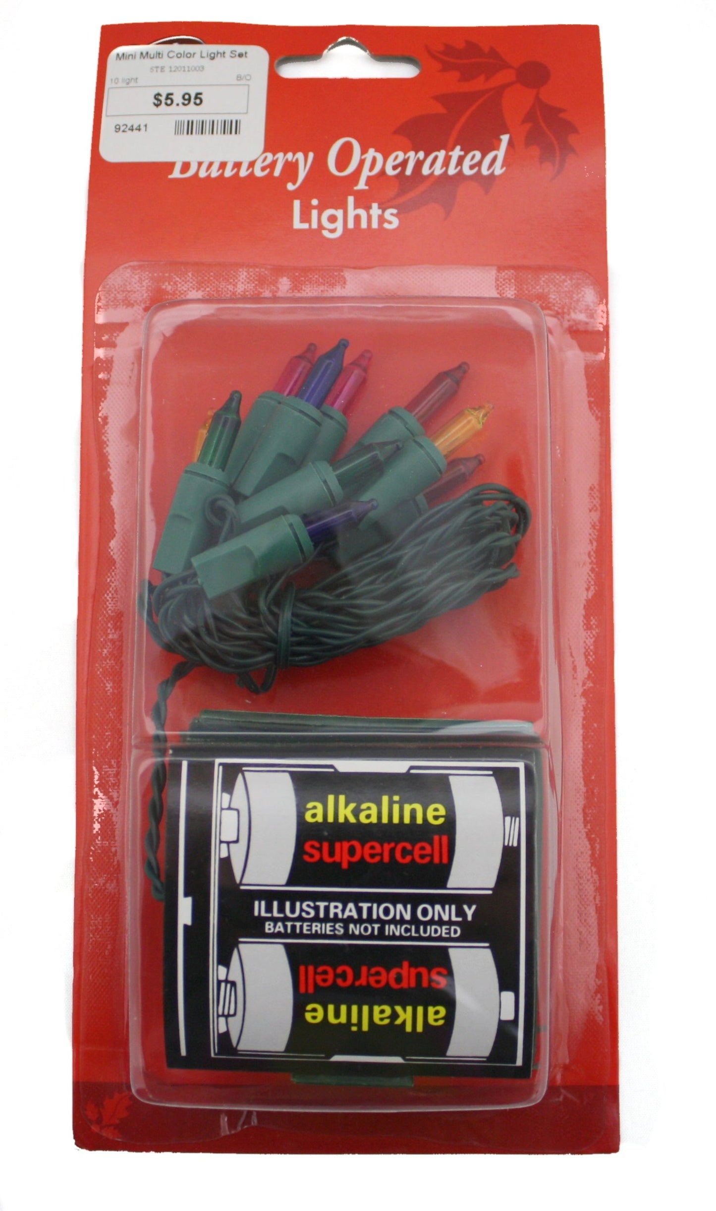 Mini juego de luces multicolor - B/O - 10 luces