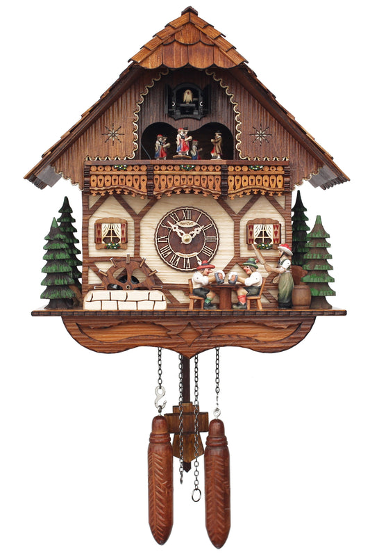 The Tipsy Brothers - HerrZeit by Adolf Herr Quartz Cuckoo Clock