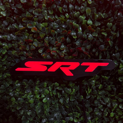Dodge SRT RGBW Flow Series LED badge emblem by AutoLEDTech.com in red on Tampa Home & Garden Store