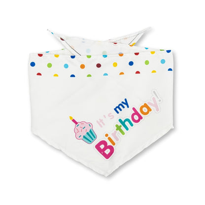 Kit de cumpleaños para perros de 4 piezas: celebra con estilo con pañuelo, sombrero, pajarita y peluche.