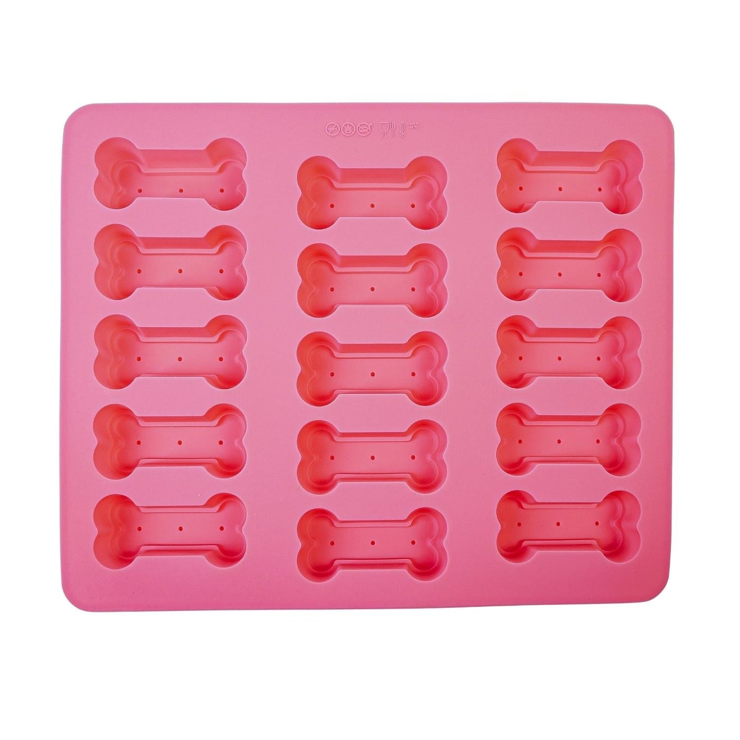 Bandeja de silicona 3 en 1 para golosinas caseras y saludables para perros, con forma de hueso, y mucho más.