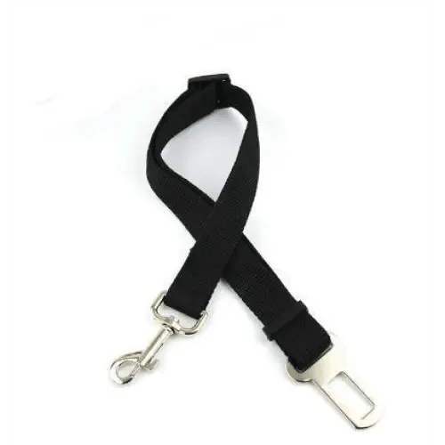 Stevvex dog leash black nylon with metal clip on Tampa Home & Garden Store