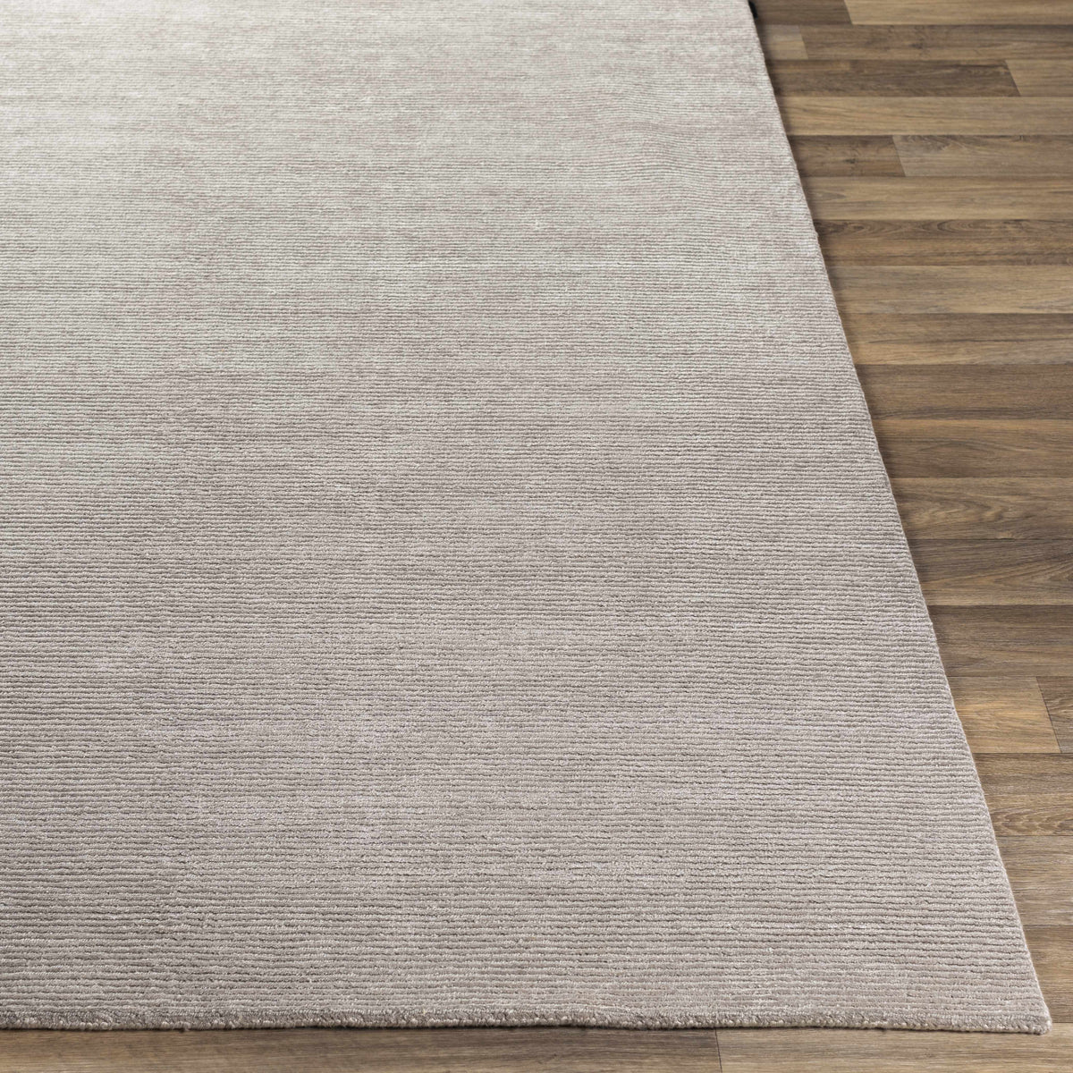 Donegal Carpet rug in soft beige with textured loop pile on wood floor on Tampa Home & Garden Store