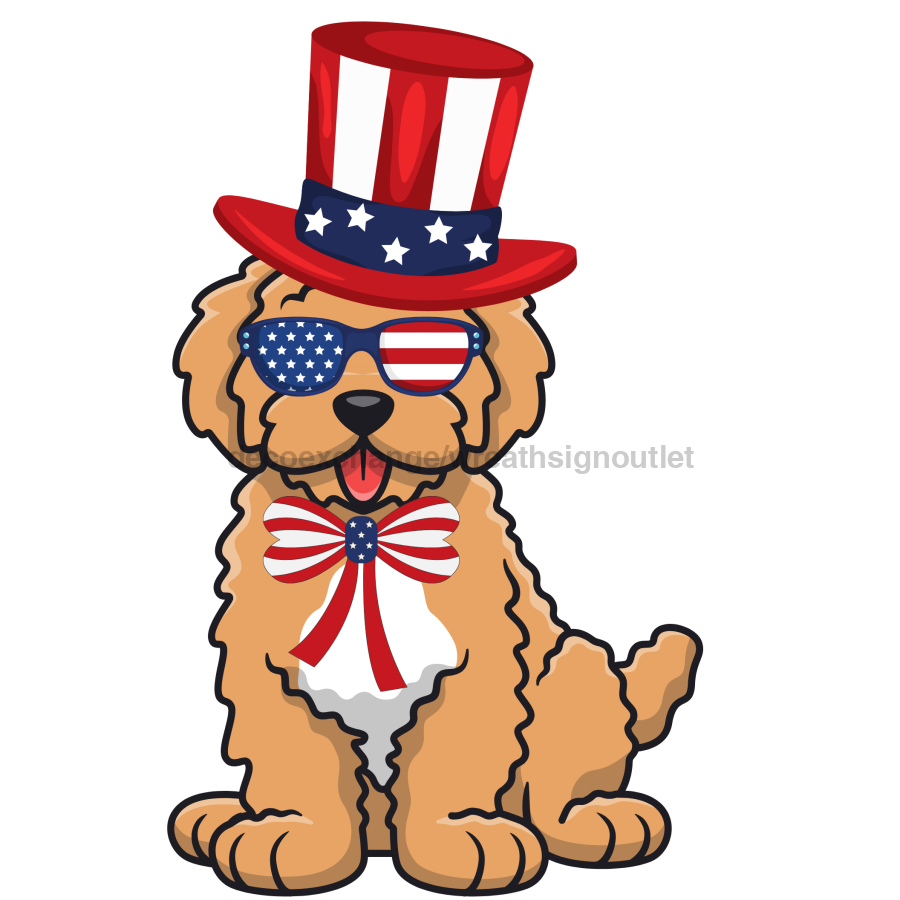 Doodle Door Hanger, Dog Door Hanger, DECOE-W-903705, 22" Wood Door Hanger